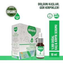 Elivora Store Siveno %100 Doğal Kaş ve Kirpik Serumu Bitkisel Yoğunlaştırıcı Canlandırıcı Yoğun Bakım Yağı Vegan 10 ml
