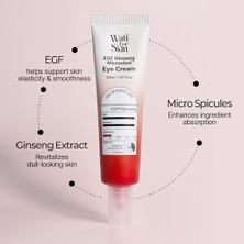 Elivora Store Ginseng Içeren Mikro Spikül Iğneli Göz Kremi Wati For Skin Microshot Eye Cream 30 ml