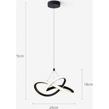 Elivora Store Witchers Tekli Krom Sarkıt LED Avize – Power LED Teknolojili, Ayarlanabilir Kablo, 6500K Beyaz Işık, 24W, 40 M² Aydınlatma, Salon, Mutfak ve Oda Için Şık Aydınlatma