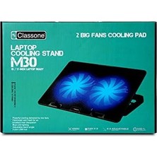 Elivora Store M30 Gaming LED Notebook Soğutucu, 15.6", Mavi
