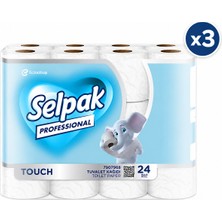 Selpak Professional Touch Tuvalet Kağıdı 24'lü x 3 Paket