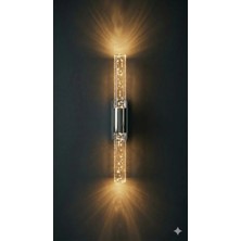 Backhome Bubblelight Small 31 cm Modern Tasarım LED Aplik - Duvar Lambası - Antrasit Gri -  Elektrikli - Günışığı