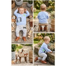 Meya Baby & Kids Erkek Bebek Takım Köpek Baskılı