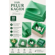 Tuğset Etiket Renkli  Pelur Kağıdı Yeşil 50X70 cm 10 Adet