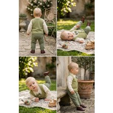 Meya Baby & Kids Erkek Bebek Takım Papyonlu ve Yelek Görünümlü