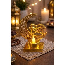 Elivora Store Gold Yeni Pilli LED Işık, Askılı Fener Süsü Sarı Işıklar Peri Işıkları Aydınlatmalı Şerit LED Ramazan Süsü LED Işık