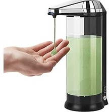 Elivora Store Smartgift Sensörlü Sıvı Sabunluk 500ML Dezenfektanlık Fotoselli Otomatik Sıvı Sabunluk