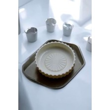 Elivora Store 3 Parça Sert Plastik Banyo Seti/sıvı Sabunluk, Diş Fırçalık ve Katı Sabunluk-Krem