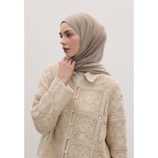 Fresh Scarfs Bambu Penye Şal Naturel Bej