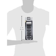 Elivora Store 01380 7 Parça Geçmeli Tarak Seti, Mba, ml ve Sm Model Düzelticiler Için Bıçak Ekleri, Siyah