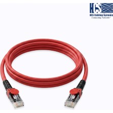 HCS-T06-00426-106 4X2X23# Utp Cat6 Patch Cord Lsoh Kırmızı 1mt