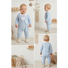 Meya Baby & Kids Erkek Bebek Tulum Takımı Papyonlu Yelekli