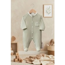 Meya Baby & Kids Bebek Tulumu Çizgili Patikli