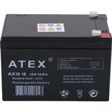 Kanonik Education Atex AX12-12 12V 12AH Akü