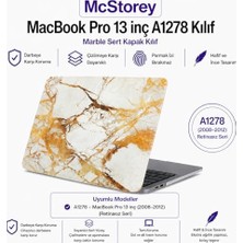 Elivora Store Macbook Pro Kılıf 13INÇ Marble A1278 (Eski Ethernetli Model 2008-2012) ile Uyumlu Marble 03