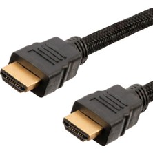 Mob Elektromarket Gabble 4K Altın Uçlu Örgülü Parazit Filtreli HDMI Kablosu 3D - 20 Metre
