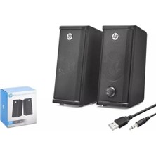 Elivora Store Hp DHS-2101S 6W 1+1 Siyah Multimedya Hoparlör Speaker