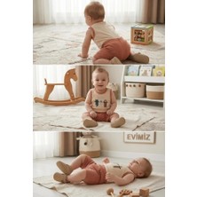 Meya Baby & Kids Bebek Body Çıtçıtlı Baskılı