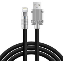 Elivora Store Apera BN58-1 iPhone Uyumlu 120W Watt 6A Süper Hızlı Şarj Data Kablosu 1 Metre Ios Kablo (Siyah)