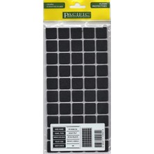 Çarşı Point Pacific 6020 Bl Yapışkanlı Keçe 20 mm x 20 mm Siyah