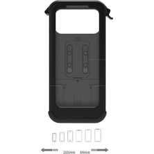 Elivora Store Bisiklet Motosiklet ve Scooter Için Dikiz Ayna Uyumlu Telefon Tutucu Universal Modellere Uyumlu Kolay Kurulum ve Kullanım Ds-Mth3