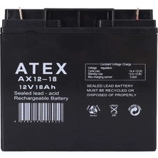 Kanonik Education Atex AX12-18 12V 18AH Akü
