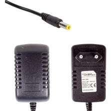 Elivora Store PM-4531 12 Volt - 2 Amper Plastik Kasa Priz Tipi Adaptör 5.5 * 2.5 Uç * Mini Cihaz Adaptörü