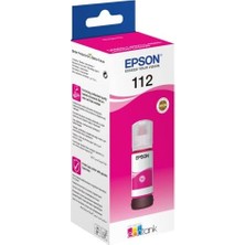 Elivora Store 112 Ecotank Pigment Kırmızı Mürekkep Şişe