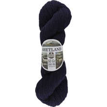 Etrofil Shetland Örgü İpi Prusya Mavisi %100 Shetland Yün 50g 280m (75387)