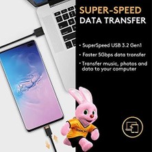 Elivora Store 1m Usb-A-Usb-C 3.2 Gen1 Braided Black