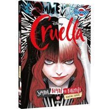 Çarşı Point Dısney Manga Cruella Siyah Beyaz ve Kırmızı