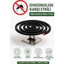 Bak Gel Al Bakgelal Sivrisinek Kovucu Spiral Tütsü Yasemin Kokulu 10 Adet (5 Çift), Haşere ve Sinek Kovucu Bahçe Balkon Teras Kamp Piknik Için
