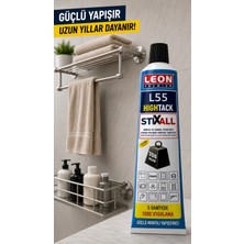 Leon Premium Güçlü 350 kiloya kadar Ağırlık Taşıyabilen Korniş ve Montaj Yapıştırıcı 100 gram