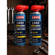 Leon Premium *2 Adet 400 ml * Güçlü Otomatik Valfli Pas Sökücü Yağlayıcı Temizleyici ve Su Itici Sprey