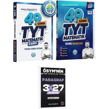 Anla Kazan Yayınları 2027 Rehber Matematik 2027 49 Günde Tyt Matematik Video Ders Kitabı+Soru Bankası+Evp Akademi 3X27 Paragraf Deneme