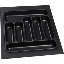 Empressco 42X49 cm Çekmece Içi Düzenleyici ve Kaşıklık, Siyah Kepçelik