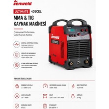 Zenweld Ultimate 405 Cel 380V 400A Endüstriyel Elektrot Kaynak Makinesi
