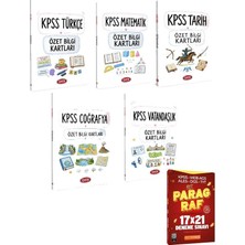 Anla Kazan Yayınları Data Yayınları Kpss Türkçe+Matematik+Tarih+Coğrafya+Vatandaşlık Özet Bilgi Kartları+Evp Akademi Tyt Paragraf Rest 17 x 21 Deneme
