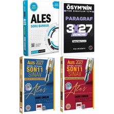 Anla Kazan Yayınları Pegem+Yargı  2027 Ales Tamamı Çözümlü Soru Bankası+Sözel-Sayısal Çıkmış Soru+Evp Akademi 3X27 Paragraf Deneme