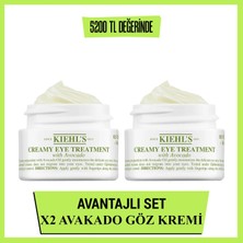 Kiehl's Avokado Göz Kremi Nem İkilisi Seti 2 Adet 14 ml Tüm Cilt Tipleri İçin Yoğun Nem