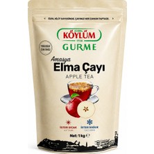 Köylüm Gurme Amasya Elma Çayı 1 kg Doğal Elma Kurusu Çayı