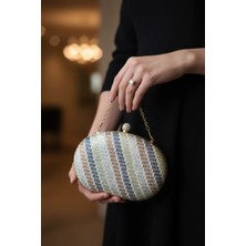 Muguetarts %100 El Yapımı Türk Tel Işlemeli Çanta  20X14 cm