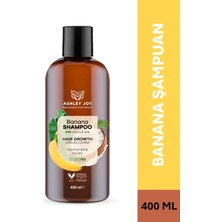 Ashley Joy Yavaş Uzayan Saçlara Özel Niacinamide Ve Vegan Keratin Içeren Banana Şampuan 400 ml