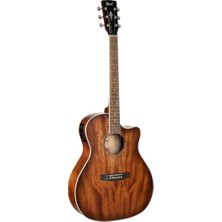 Cort Endonezya Cort Gamedx Mop Elektro Akustik Gitar Grand Auditorium Kasa Open Pore | Sahne/kayıt