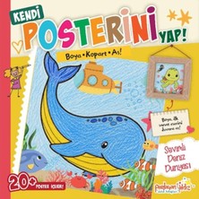 Parlayan Yıldız Kendi Posterini Yap! Boya Kopart As! Sevimli Deniz Dünyası