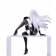 Dek Nier:automata A2 Oturan Pvc Anime Figürü 15 cm Koleksiyon Modeli
