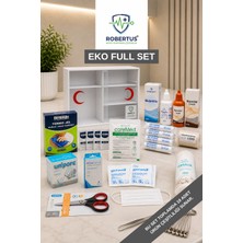 Ecza Dolabı (PVC) + ⚫ EKO FULL SET(İLK YARDIM, ACİL DURUM VE PANSUMAN SETİ)
