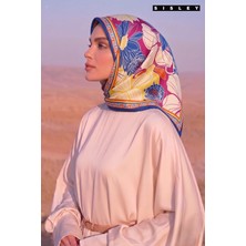Sisley Elisa Desenli Eşarp S-E-2002 Mavi