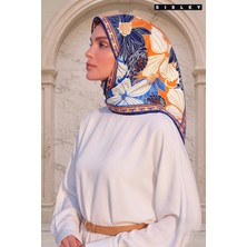 Sisley Elisa Desenli Eşarp S-E-2002 Lacivert