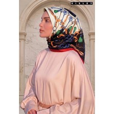 Sisley Elisa Desenli Eşarp S-E-2003 Kırmızı